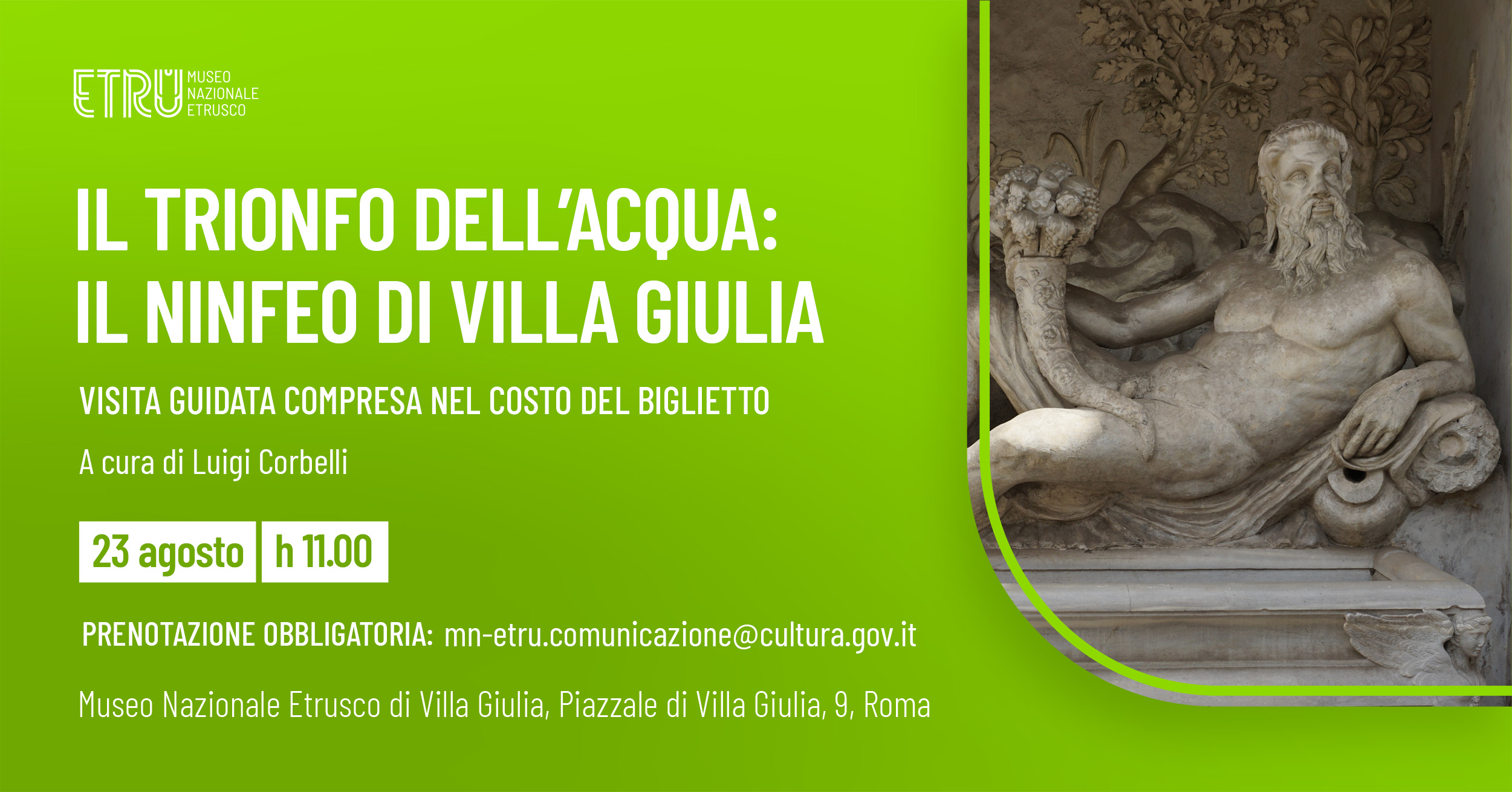 Il trionfo dell'acqua: il ninfeo di Villa Giulia